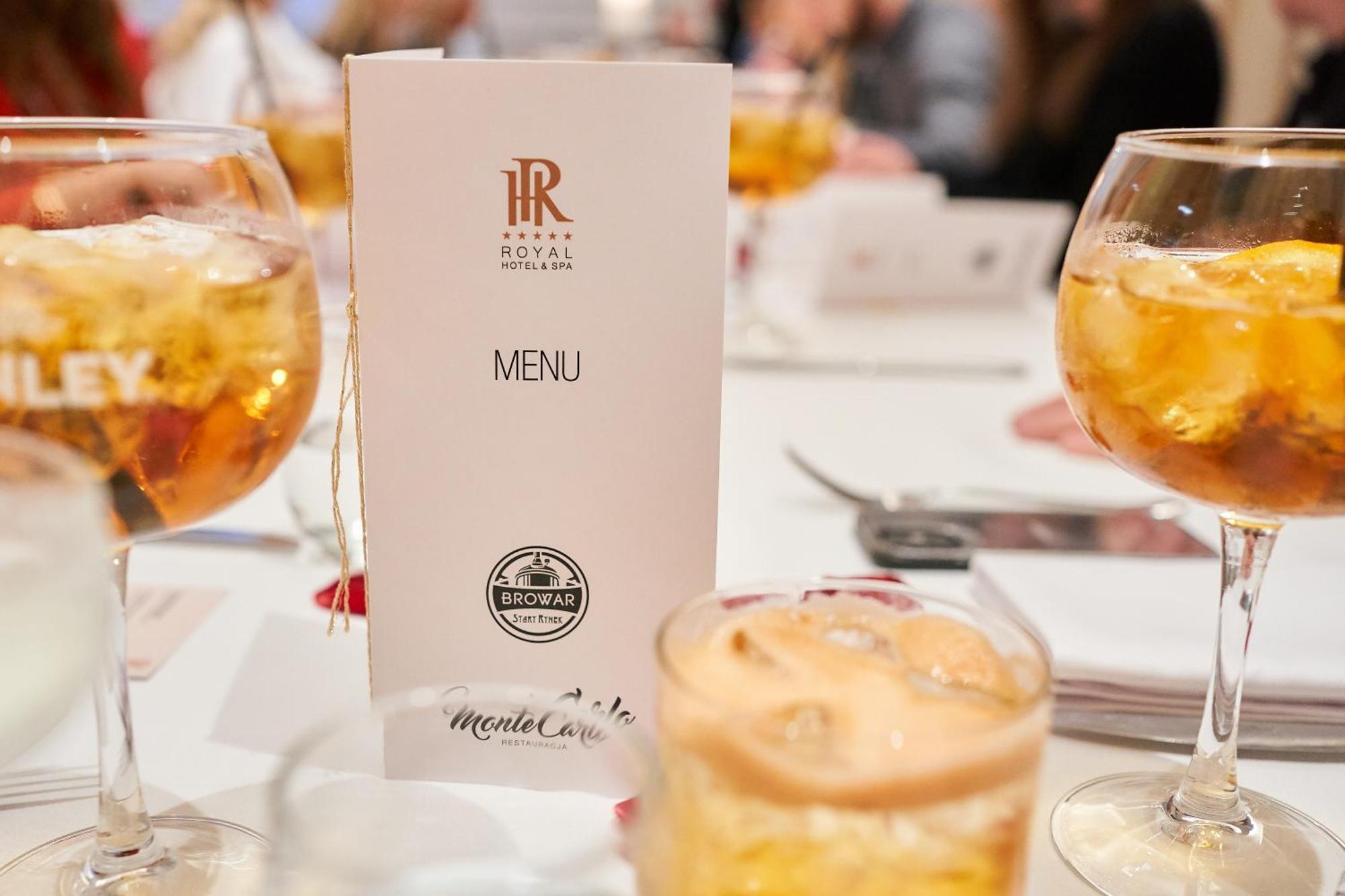 Hotel Royal & Spa Białystok Exteriér fotografie Menu