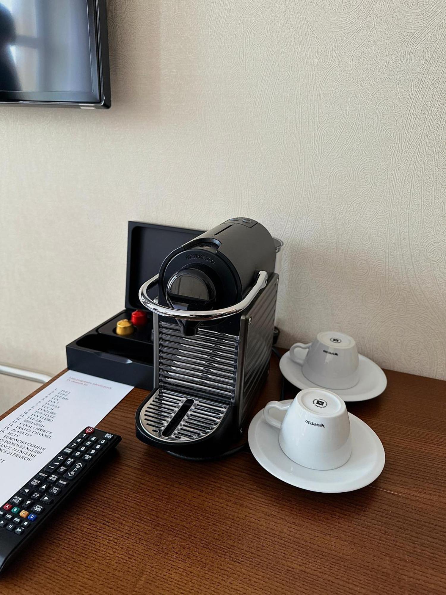 Hotel Royal & Spa Białystok Exteriér fotografie A Nespresso coffee machine