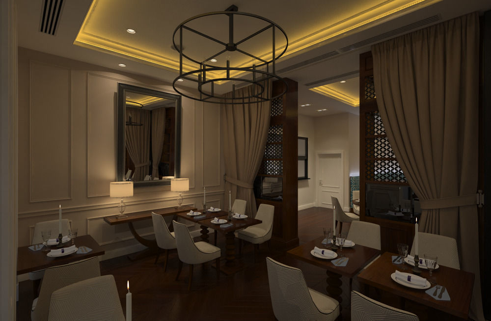 Hotel Royal & Spa Białystok Exteriér fotografie 3D rendering of a restaurant interior